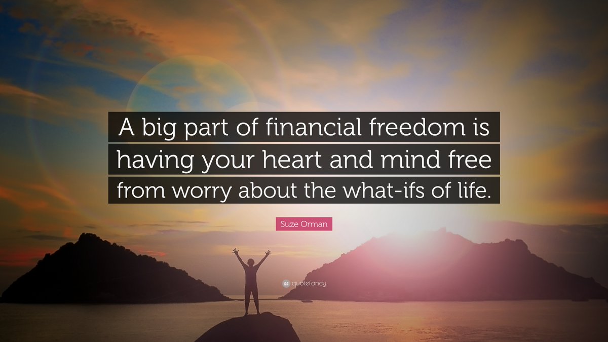 ShartruWealth's tweet image. Isn&apos;t it nice to wake up every morning knowing that you&apos;ve taken control of your &quot;What Ifs&quot;?
#MidweekBanter #Freedom #financialfreedom #Money #WealthManagement #Finance #Planning