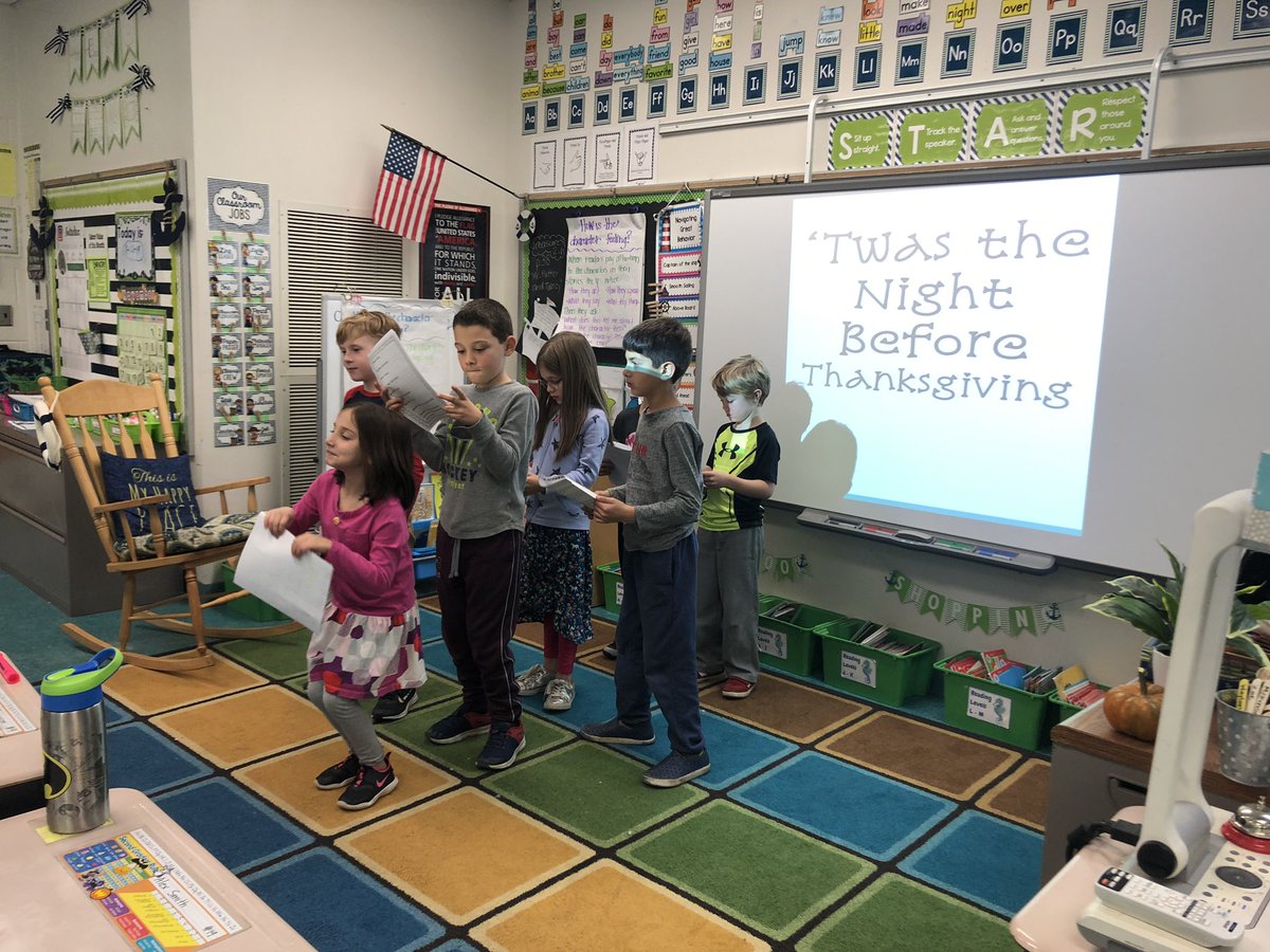 #GatorsAreReaders We had a blast recreating “‘Twas the Night Before Thanksgiving” during today’s Readers Theater!