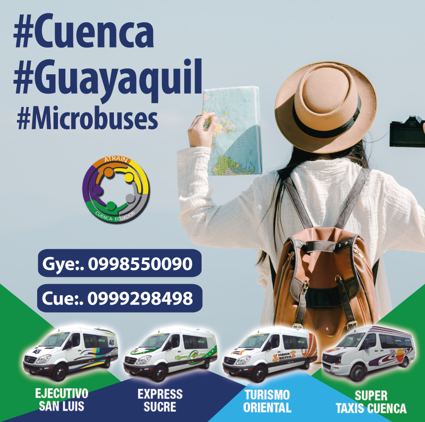 ServiceTransVIP's tweet photo. Salidas diarias al Aeropuerto Internacional José Joaquin de Olmedo (GYE) desde #Cuenca ☎️ Telf: 0999298498 / 0998776381.🧳ℹ️📧 #Atrain #Guayaquil #Miscrobuses https://t.co/EhnOwSdyqm