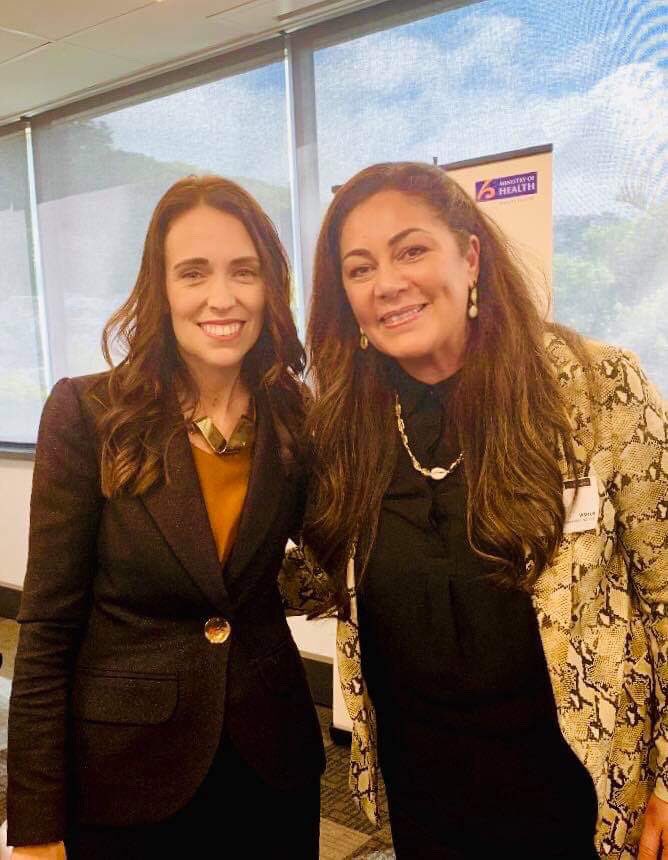 LeVaPasifika's tweet photo. Our CEO, @MFaleafa  with our prime minister Rt Hon @jacindaardern at the opening of the Suicide Prevention Office. 🙏🏽 https://t.co/WIJXuEaLOs