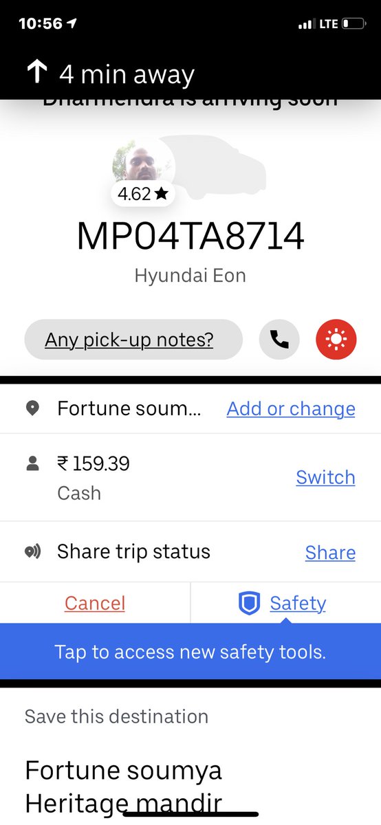amitamar_'s tweet photo. @Uber @Uber_Support what kind of worst services you guys delivering us, your driver denied for the duty and you charged me for this . After waiting time of 30 min he denied , poor service ever #bycotuber #helpless https://t.co/z4C36skig4