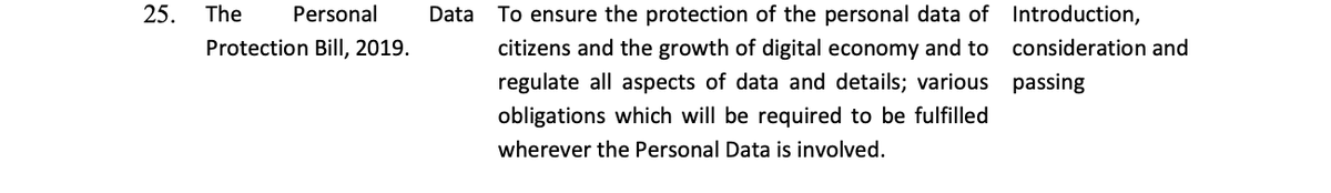 The awaited Data Protection Bill may be introduced in this session of Parliament! Why do we need a data protection law you ask? Remember the  #SaveOurPrivacy campaign videos? Now is a good time to revisit them!  1/10