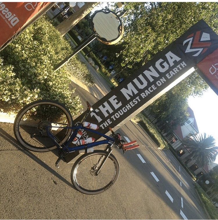 OptimumCadence's tweet photo. Good luck Thubalethu Shange as he starts the arduous 1070km journey from Bloemfontein to Wellington over some of the most corrugated roads and hottest temperatures that South Africa can throw at you, otherwise known as @TheMungaMTB 

 #fuelledbycadence #themunga https://t.co/kjPnuVoDuz
