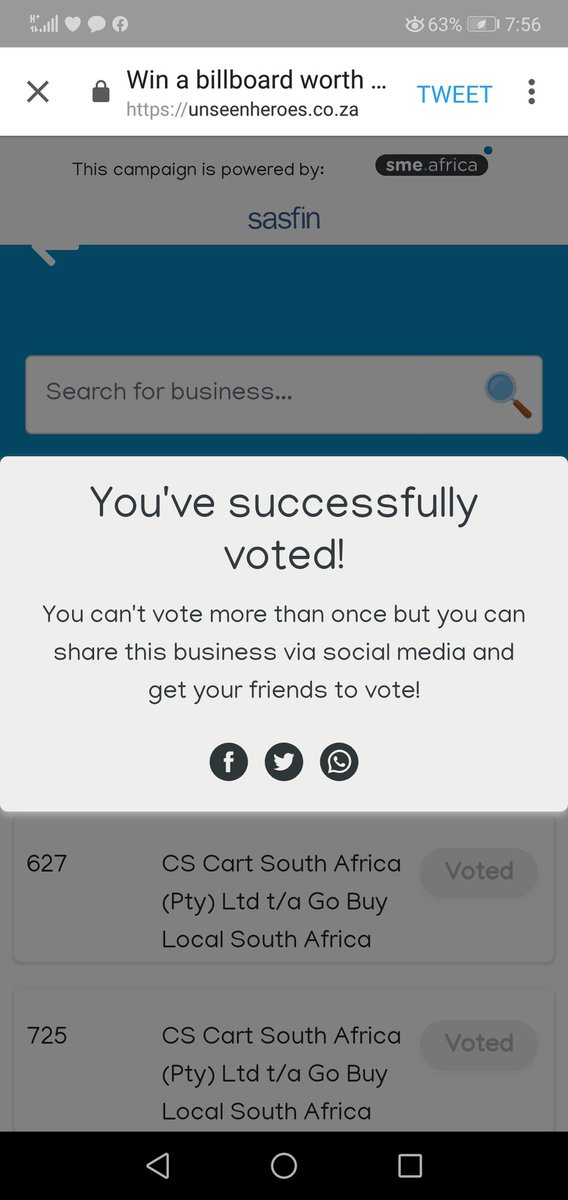 LolzPat's tweet photo. @22shtnamas @LocalRsa Voted #RideWithLocal 👌👌 the best https://t.co/t2hYA2XJEA