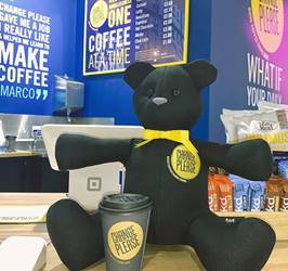 This BEARista could be yours! Check out @cpthe_kitchen on Instagram to find out how you could win this charitable bear!