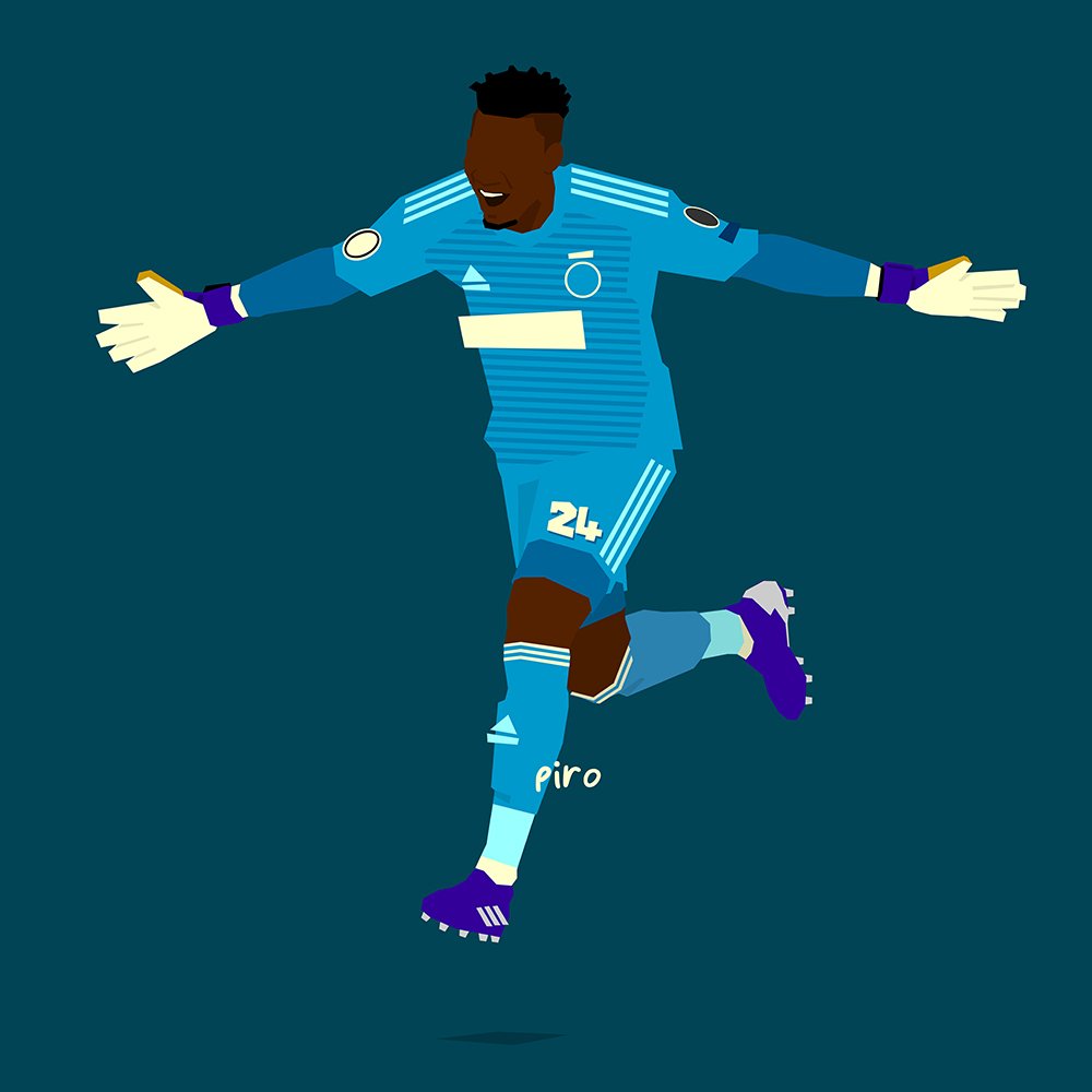De Kat uit Kameroen.. 🇨🇲
#matchday #lilaja <a href="/AndreyOnana/">Andre Onana</a>