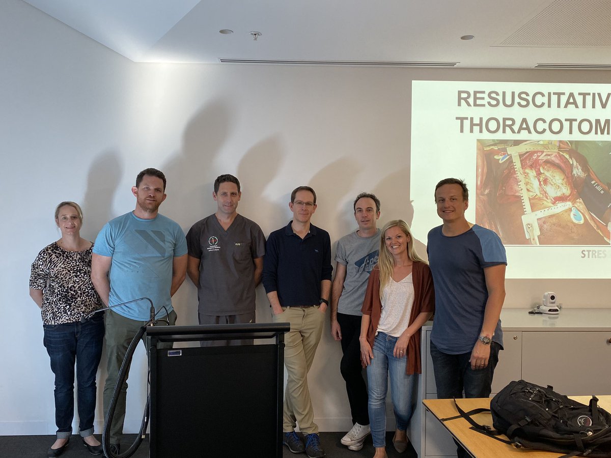 Great 2 days teaching and learning at the sight, limb and life saving procedures course at UTS. @STRESScourse. Limited places left for 2020: stresscourse.me/future-courses…