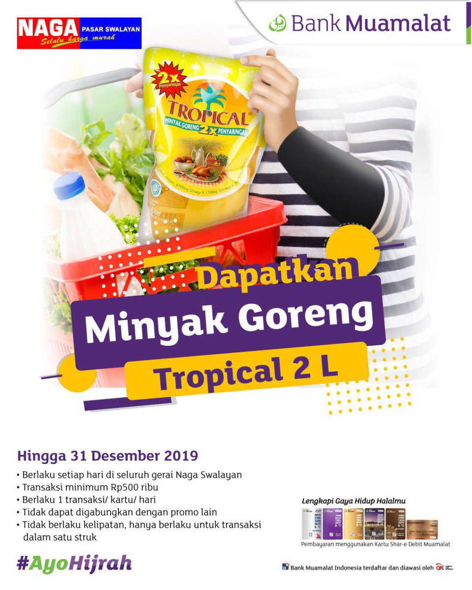 BankMuamalat's tweet photo. Assalamualaikum BMers!
Bagi kamu yang sering belanja, yuk simak tips berikut agar lebih hemat! Ada info belanja hemat juga lho! Semoga bermanfaat. #MuamalatTips #TipsMuamalat #TipsBelanjaHemat #PromoMuamalat #MuamalatPromo https://t.co/amZ7MvDaHM