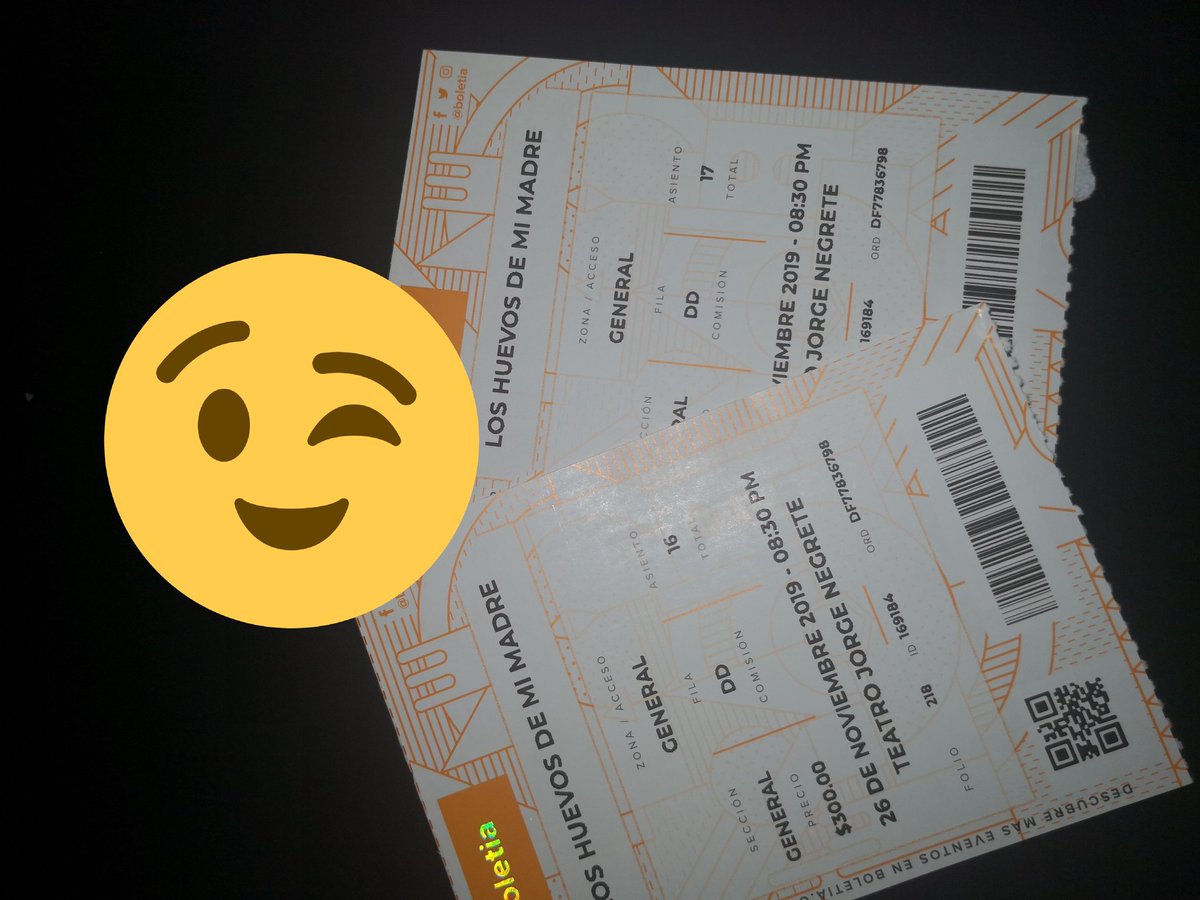 eddv66's tweet photo. @LocuraTeatral @RoVerastegui Gracias a@LocuraTeatral por los boletos https://t.co/Vco0ZMc45q
