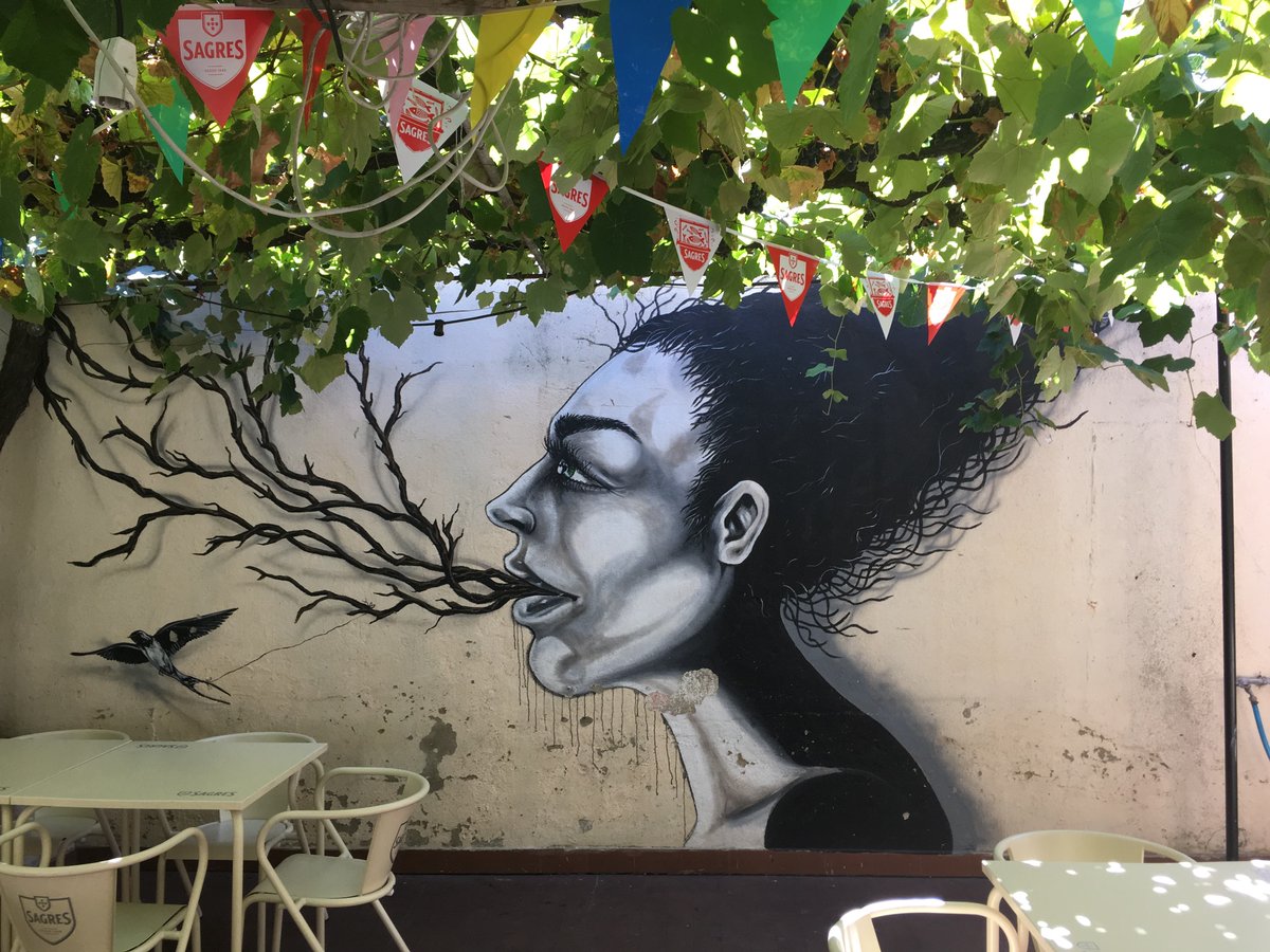iyneedham's tweet image. Lisbon street art: