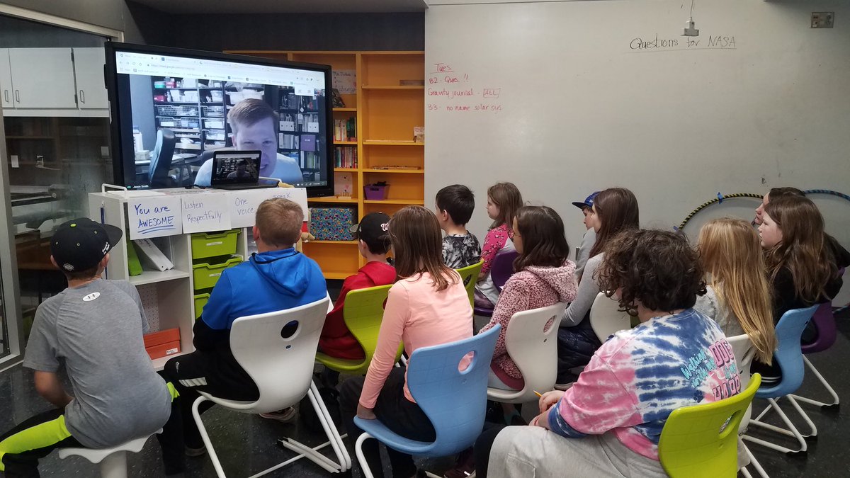 <a href="/WMSWildcatNews/">Walton Middle School</a> Ss take their learning to the next level during a live interview with Space X scientist &amp; mathematician Jason Smith!  Grateful for the tech training from our amazing LTI <a href="/MrsJamesACPS/">Jessica James</a>