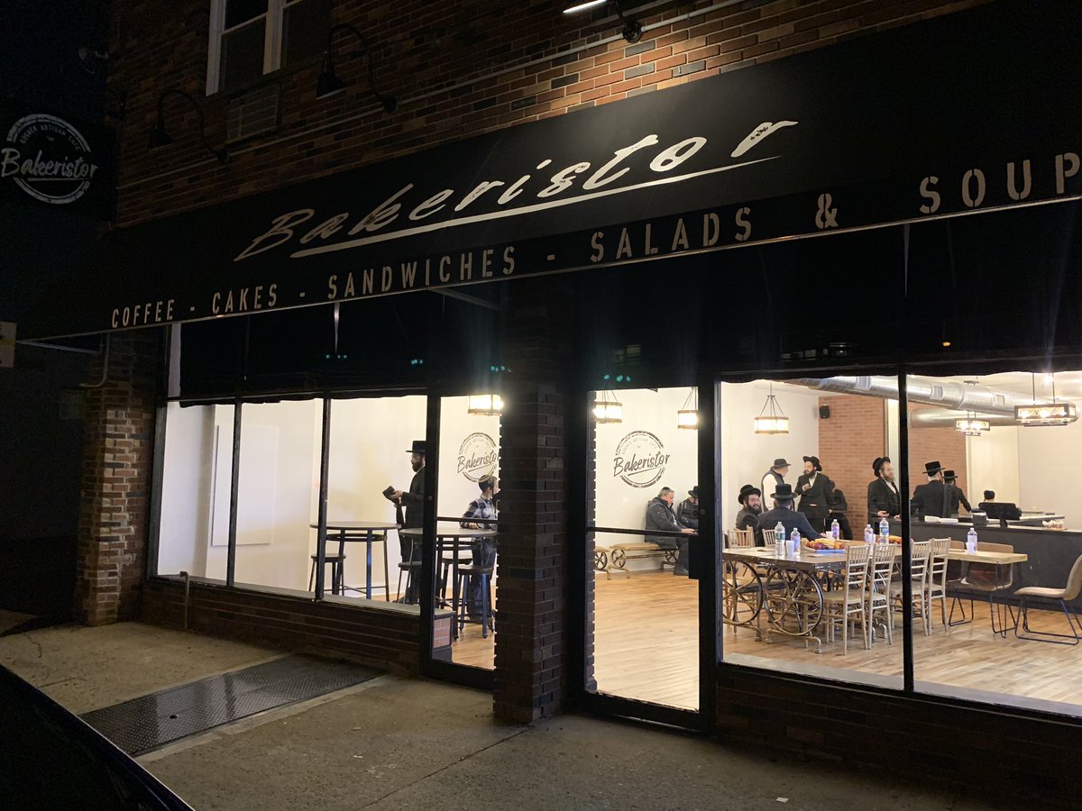 MVLandau's tweet photo. The historic chain of events continues with the grand opening of the first kosher Cafe in Linden NJ, “Bakeristor” 221 West St. George’s Ave, Linden NJ See them at https://t.co/xfmH8XVa47 and https://t.co/o7cWyRwN6R… https://t.co/UCCc4kk4Xg