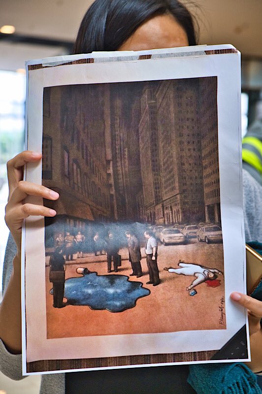 scottmallon's tweet photo. Lunchtime Protest Art #extraditionbill #hkprotest #art #hkprotesters #protestart #hkprotests #staywithhk #hongkonger #polyu #hkpu #freethekids #antichinazi
#demonstration #freedomhk #photojournalism #光復香港時代革命 #humanright #fightforfreedom #freehk https://t.co/gpAzPFnBNQ