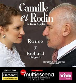 CIUDADUNO's tweet image. 6,7,13,14 DE DICIEMBRE A LAS 22.30 CAMILLE ET RODIN. UNA OBRA IMPERDIBLE CON ROUSE Y RICHARD DELGADO