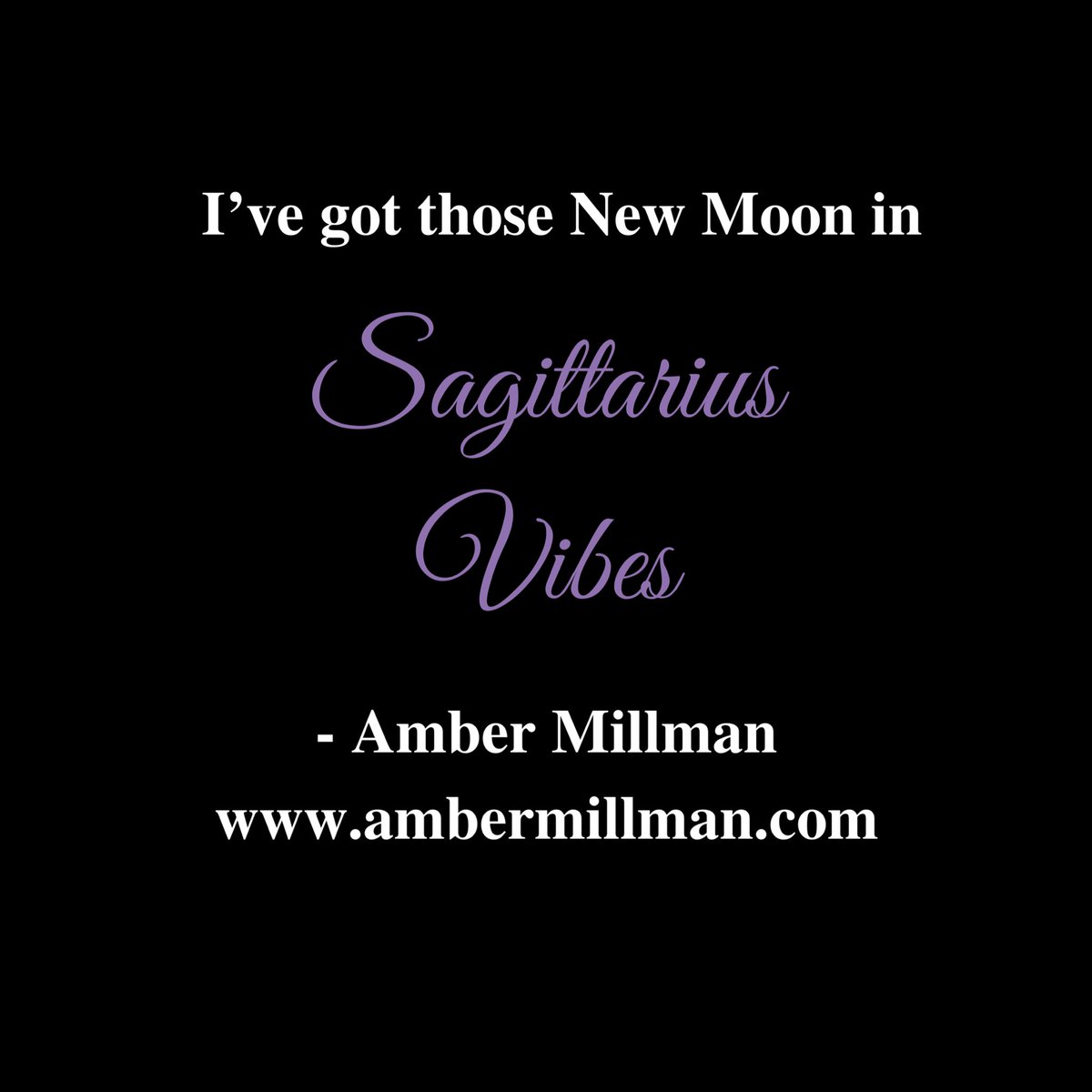 ambermillman's tweet photo. I’m feeling ALL the Sagittarius New Moon vibes 🔥💜💫♐️⭐️🌚 #SagittariusSeason #NewMoonInSagittarius https://t.co/JBr2KkcO1G