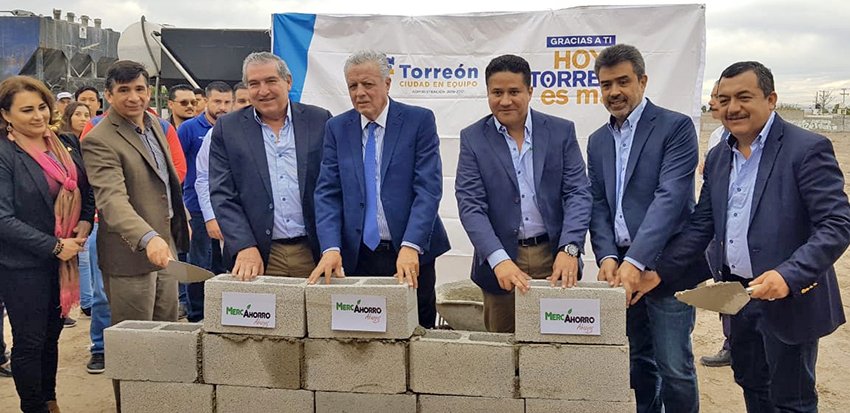 CONACCA's tweet photo. El alcalde @JorgeZInfante y los Presidentes @RamiroCavazosF, @Mfgracian, Rubén Rocha Ramírez, y el Director General de Promotora #MercAhorro, @alexgayosso, dieron inicio a la construcción del primer Mercahorro de Torreón. @J_A_SanchezR @vtorreslanda @SHndz_UCMA https://t.co/7uDYzyosga