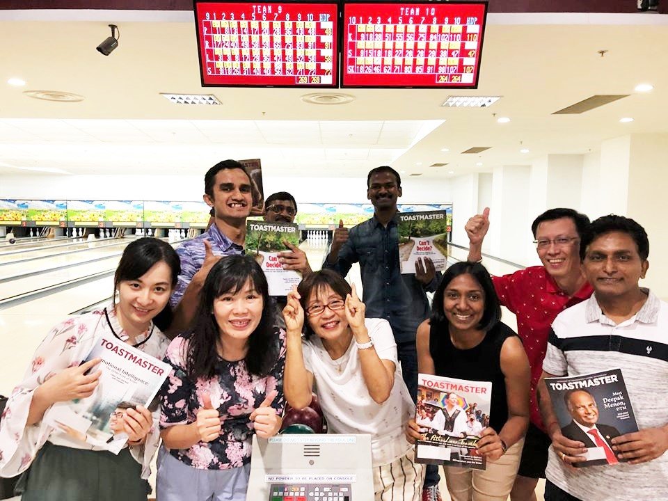Bishan CC TM Club engages in fun activities like bowling.  We not only learn and share.  We also know to have fun! #BishanCCTMClub #bowling #Singapore