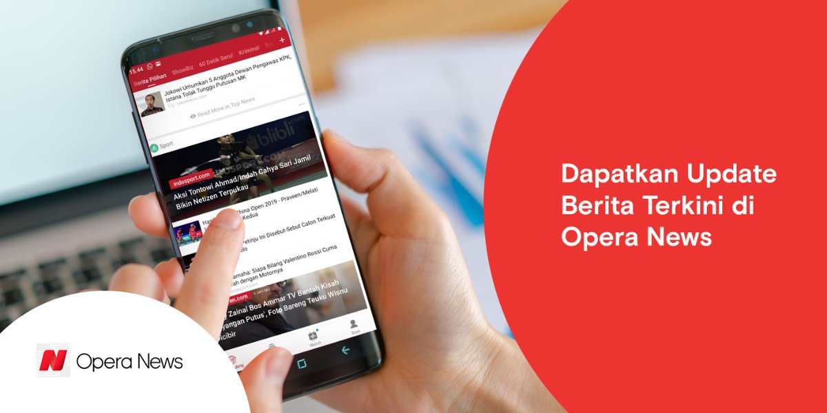 opera_id's tweet image. Mau tahu update terkini dari politik, ekonomi, sport, otomotif, tekno, hingga traveling dan kesehatan? Cukup pakai Opera News, aplikasi baca berita anti ribet dan dapatkan update berita secara real time! Belum punya appnya? Download di sini opr.as/newid