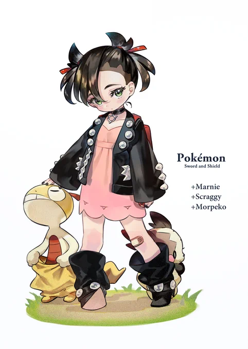 ちびっこマリィ #ポケモン剣盾 #マリィ(トレーナー) #ズルッグ #モルペコ https://t.co/ahEXfwgbdn 