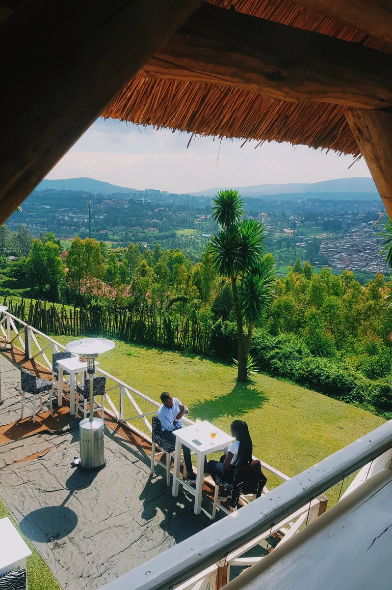 I am not really a solo travel person. I get lonely really quick. So imagine being lonely in another country. Found myself at a place called Pili Pili on top a hill overlooking another hill. It's magnificent. Good food and service. A little pricier tho. #JambojetinRwanda