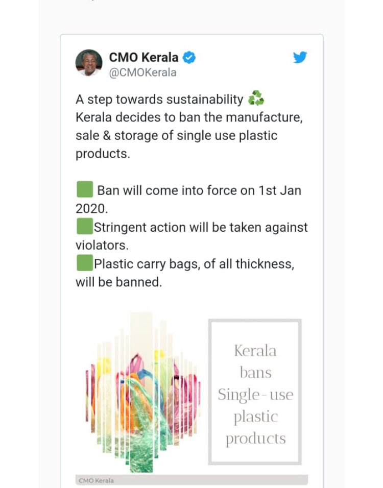 rajgm888's tweet photo. Requesting the travellers not to bring single use plastics to Kerala during your visit , please support the initiative and save our planet. “ Let us together Say No to Plastics “ #Munnar
#KeralaTourism
#ShowcaseMunnar 
#SMARTMunnarhotels
#rtmission
#Kumarakom
#EastendHotels https://t.co/4nVbdD6juL