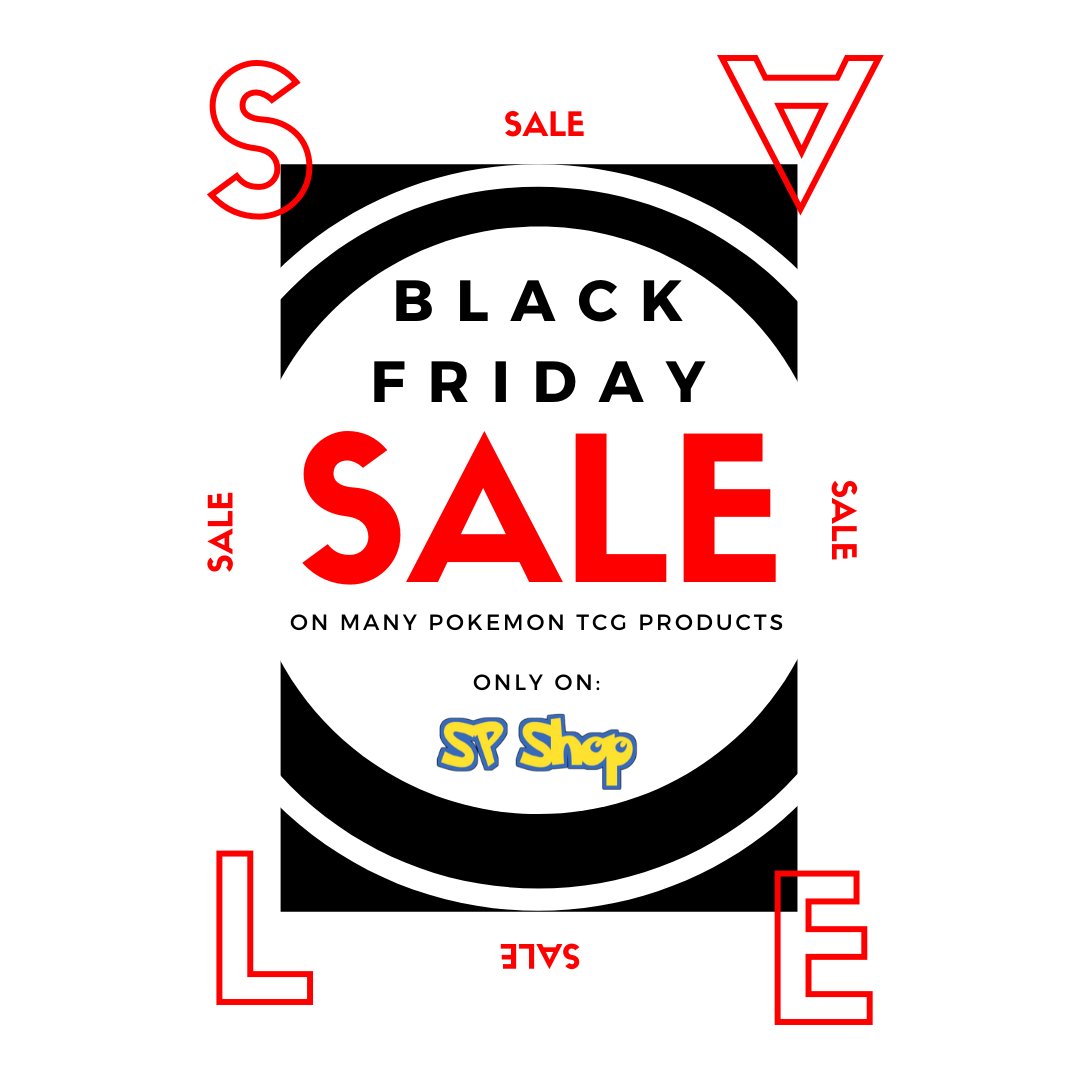 StarterPokemon5's tweet photo. Black Friday is coming to https://t.co/PyBSmdCnpC ! Great deals on loads of Pokemon Product ! Sale is on from Nov 29 to Dec 2 ! 
#Pokemon #PokemonTCG #PokemonCards #PokemonCanada #SPShop #PokemonCA #PokemonDeals #PokemonSale #BlackFridaySale https://t.co/iKjWZvINTN