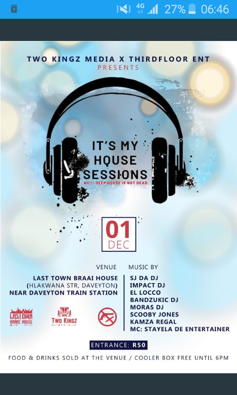 _Masekojnr's tweet photo. Half way to the Weekend and am already feeling the Vibe .... its gonna be lit 🔥🔥 #IMHS #DeepHouseIsNotDead
#Lastownbraaihouse https://t.co/aI4FHGX4GZ