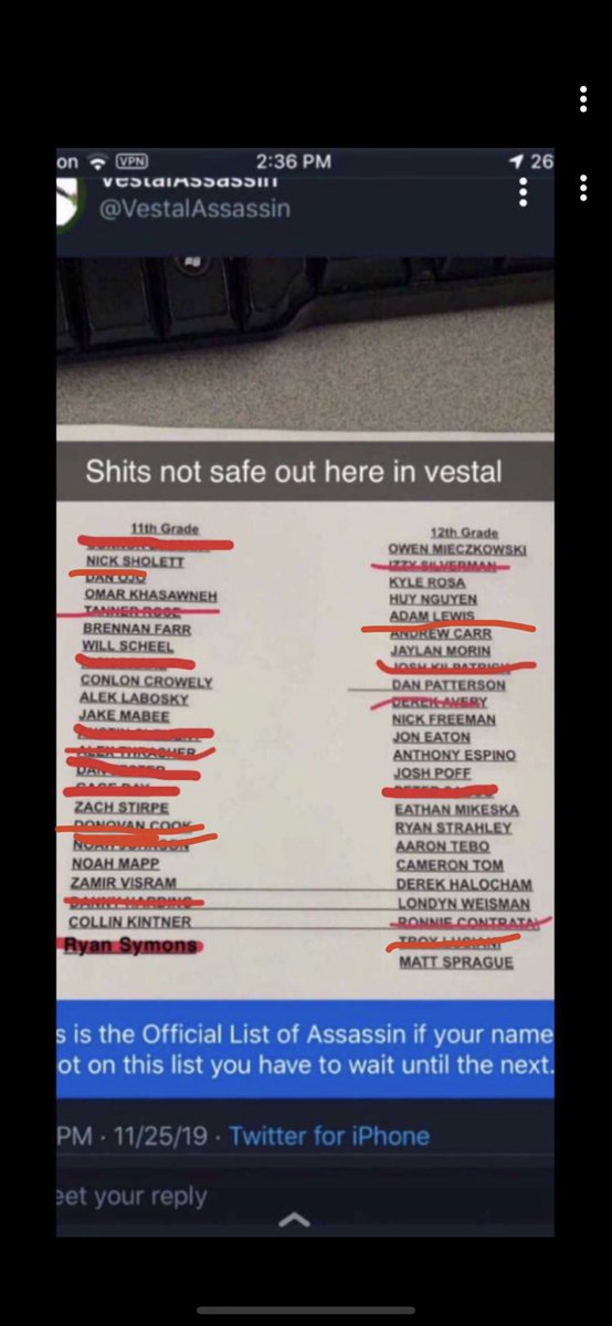 VestalAssassin's tweet photo. Here is an updated list https://t.co/oUcxC646Dt
