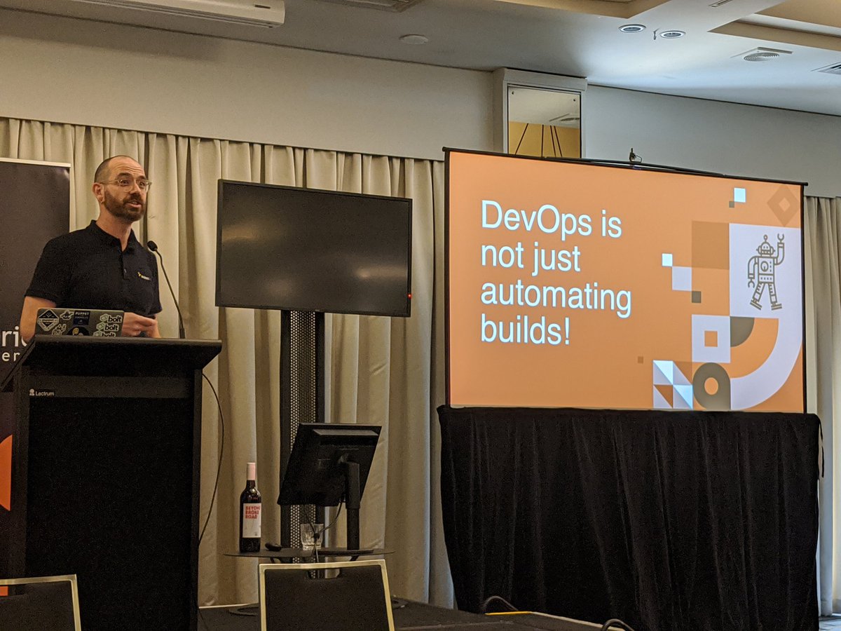 "DevOps is not just automating builds!" - @nigelkersten  #govdevops19