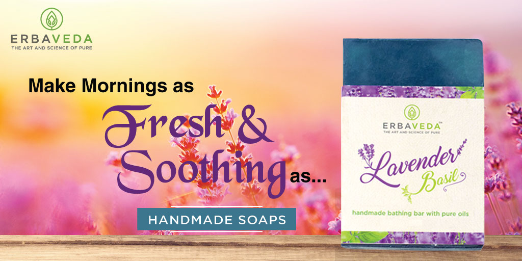 erba_veda's tweet photo. Let Your Skin Feel the Real Nature with The Soothing &amp; Relaxing Properties of Lavender &amp; Basil Hand Made Soap From Erbaveda. https://t.co/J8Gge6G1aP