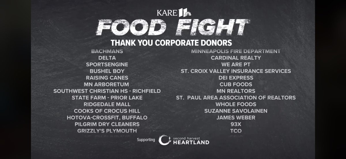 GAHHHHH! What an incredible job #TeamPerk and all <a href="/kare11/">KARE 11</a> teams to benefit <a href="/2harvest/">Second Harvest Heartland</a>!! #NeighborsHelpNeighbors