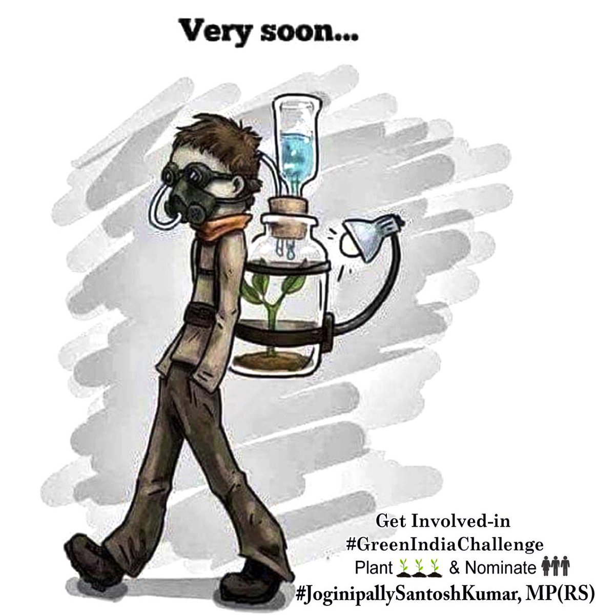 When the #water being sold
we thought it was #Fun,
Then comes da hard realty of
#Air being sold today.

Don't take it for granted.

“#OxygenBar opened in #Delhi,
Rs.299 for 15 mins of Inhailing 
90% pure Oxygen”

 I foresee this in da near #Future,
if we do not act right now🌱
👇