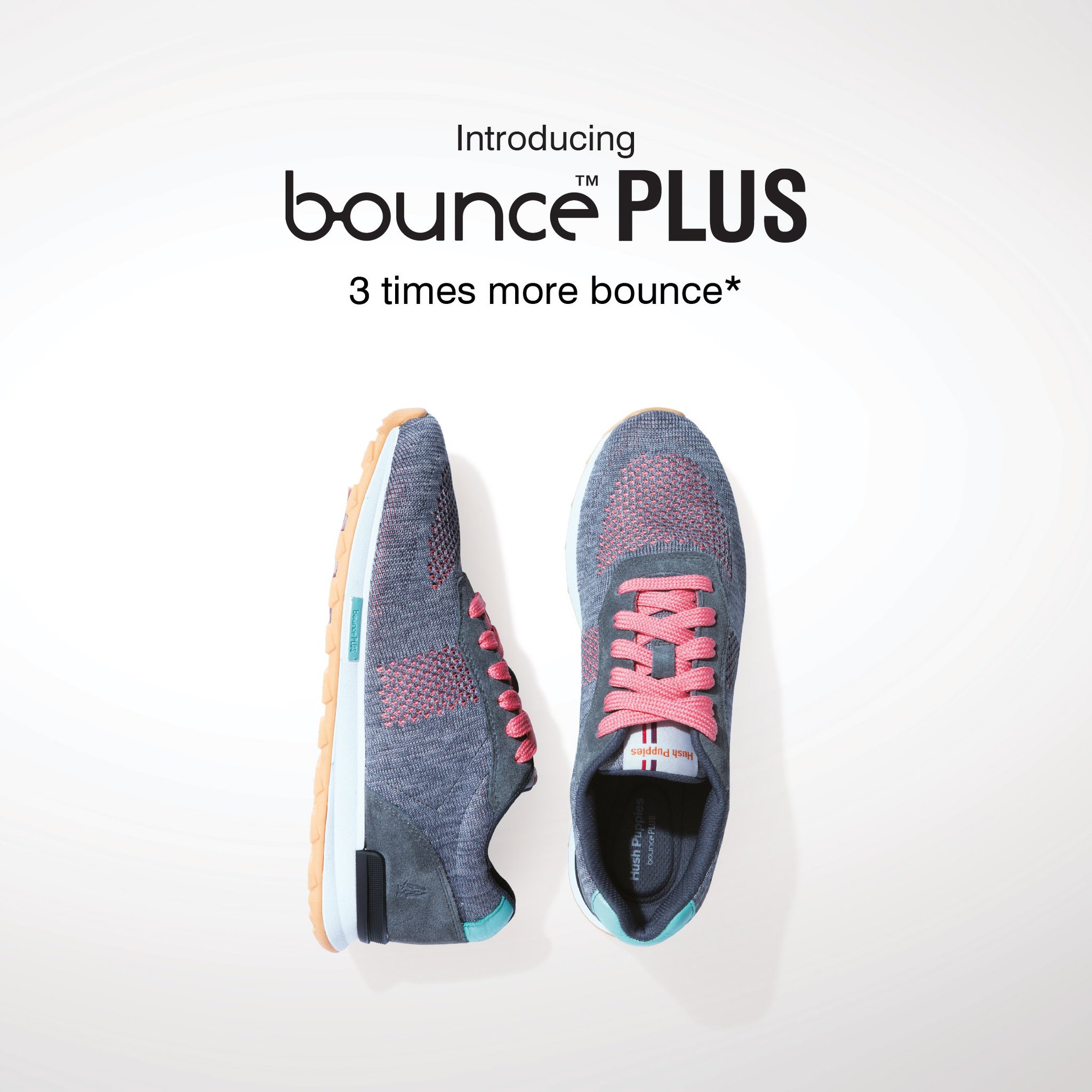 bounce plus hush puppies