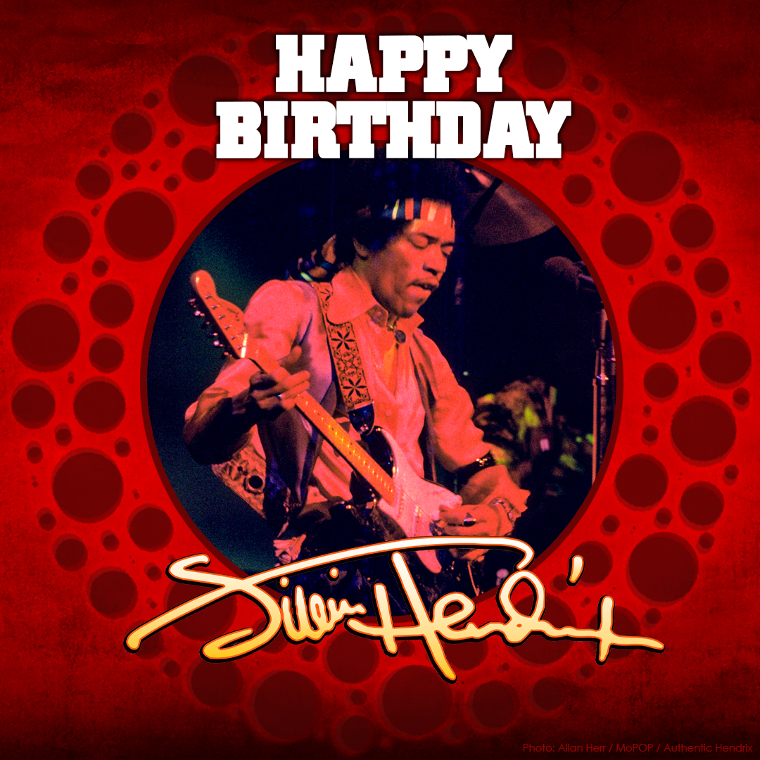 Happy 77th Birthday Jimi Hendrix #JimiHendrix #Hendrix #HappyBirthday
