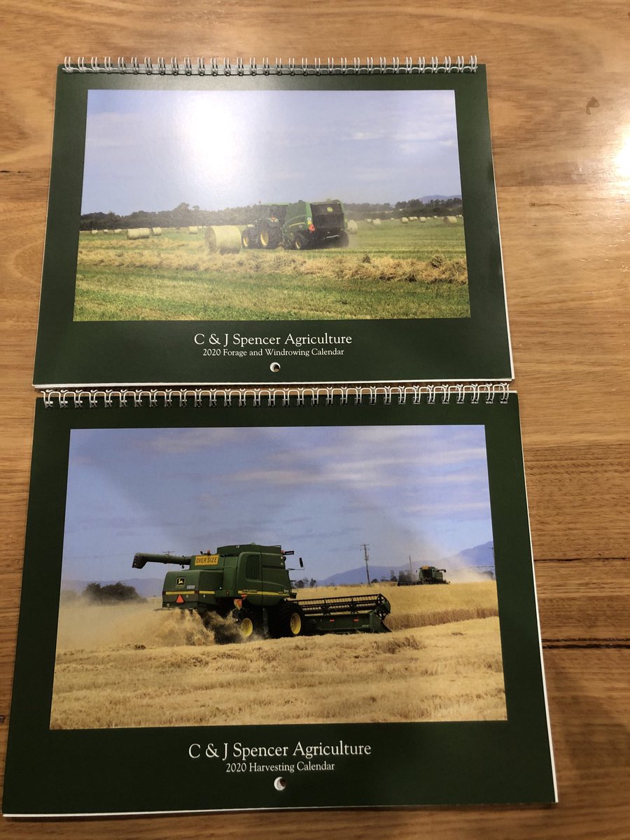 Just got some calendars done for the crew. Thanks very much ⁦@Cowboy72Tas⁩ for the great work.