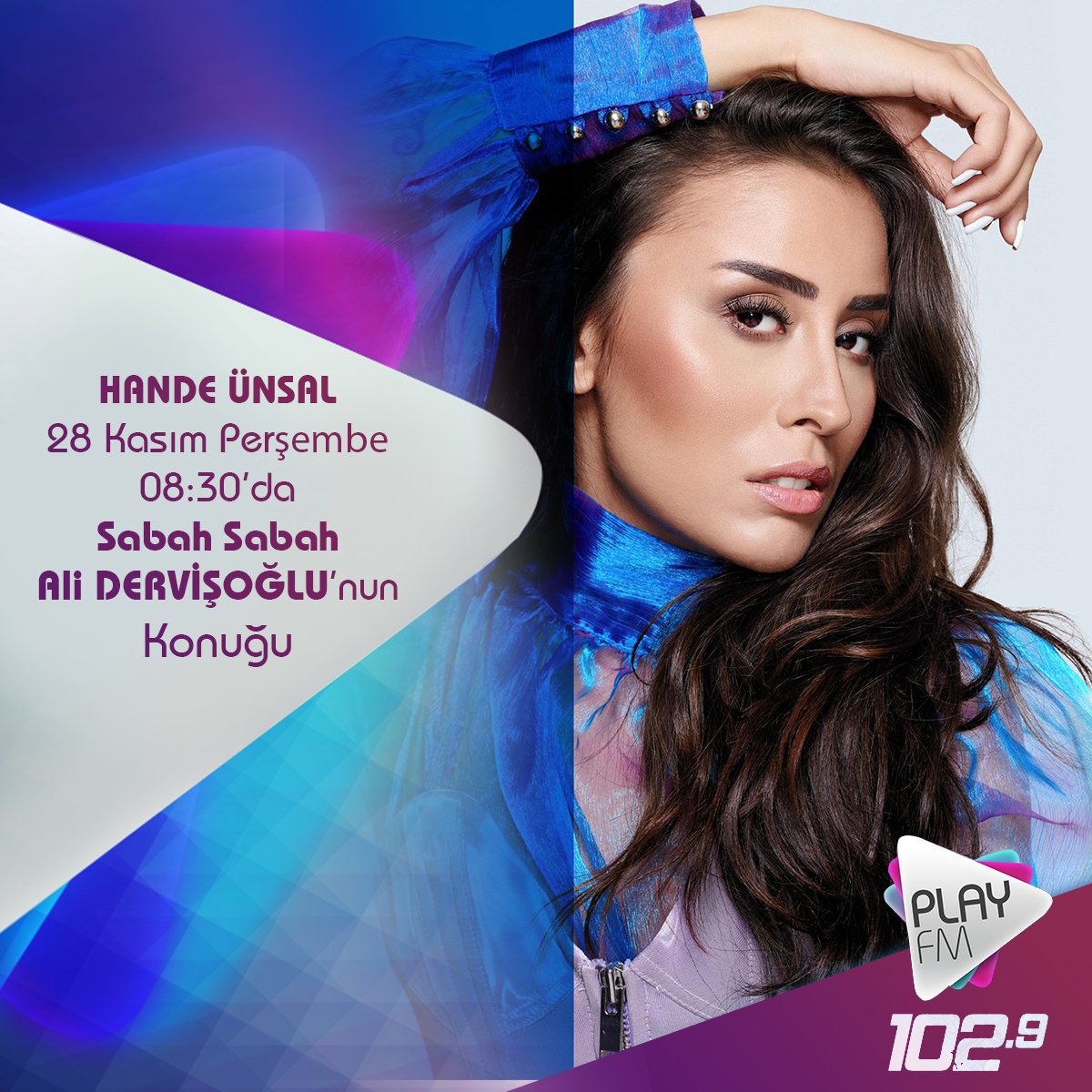 #HandeÜnsal yeni teklisi #Dahaİyi ile 28 Kasım Perşembe saat 08:30'da <a href="/AliDervisoglu/">Ali Dervisoglu</a> nun konuğu oluyor. #Türkiye saati ile 09:30