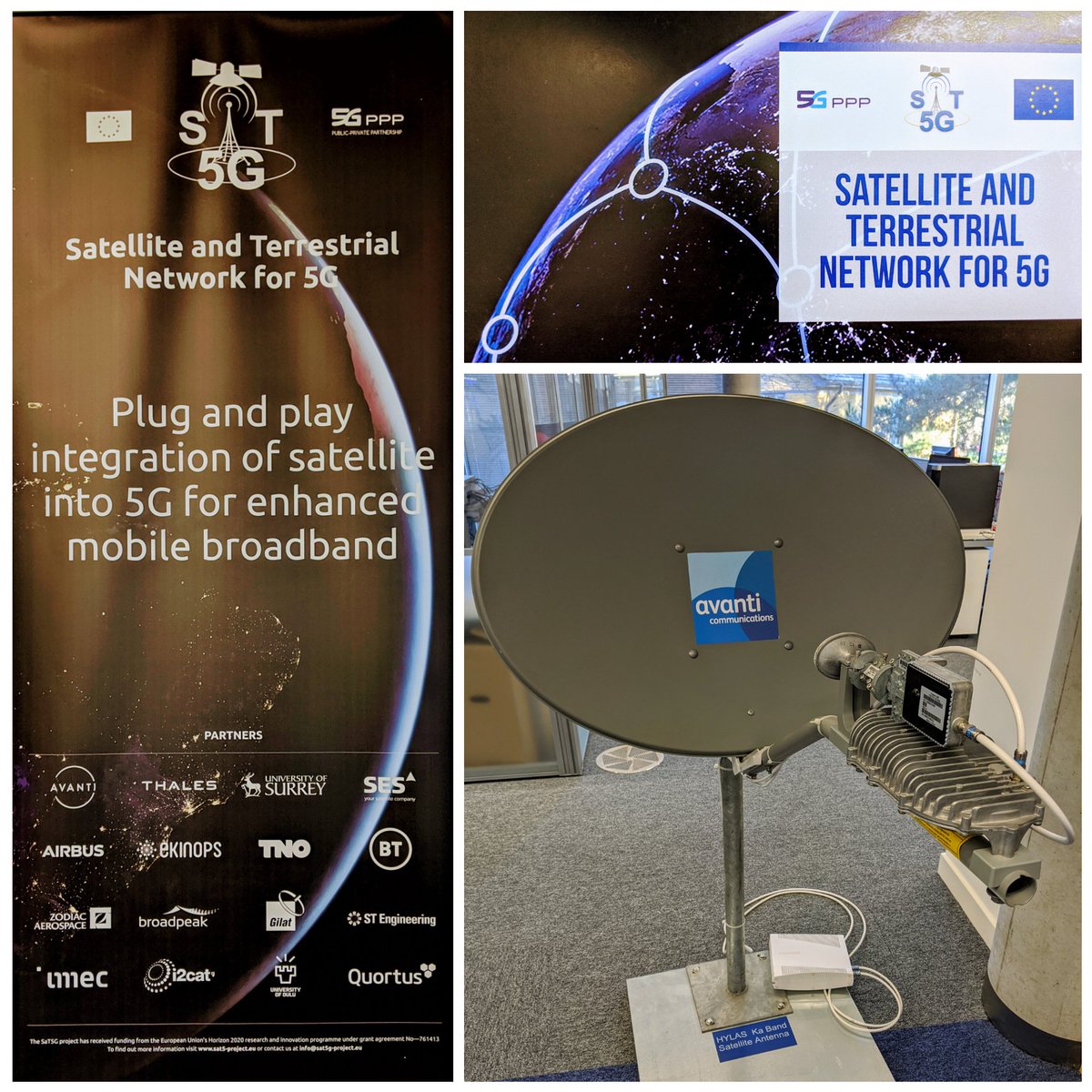 960sutton's tweet photo. Cellular and satellite integration is happening, key work items in @3GPPLive R17 and important @EU_H2020 funded research projects such as @SaT5G_Project are delivering new and innovative solutions:  https://t.co/4G6xaymmNh #5G #4G #LTE #mobilebackhaul #SatCom #IoT #GEO #LEO https://t.co/MvubdgCETv