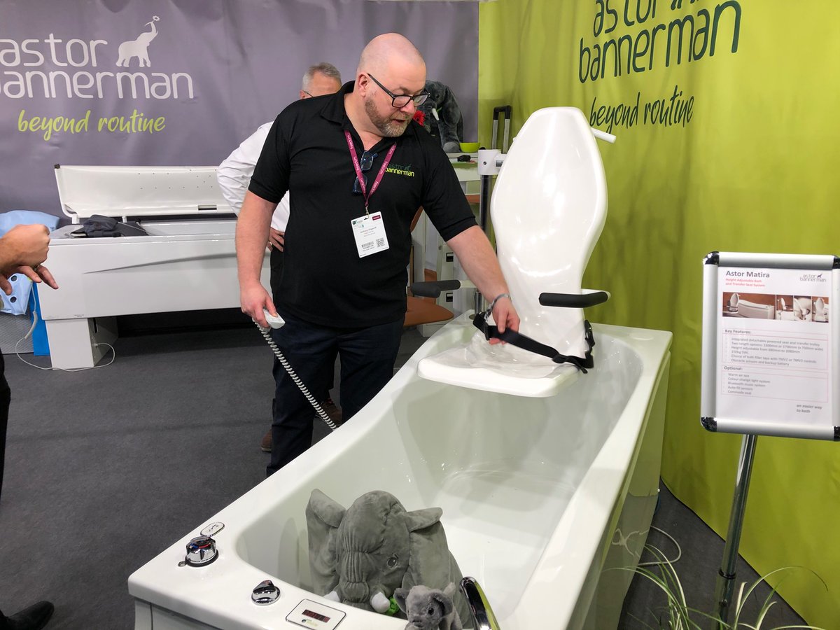 AstorBannerman's tweet photo. Our team of #experts are on hand all day for product #demos. Visit #StandE40 at @TheOTShow...
#OTs #OccupationalTherapy #Exhibition @thenec https://t.co/UnM6BdmJw5