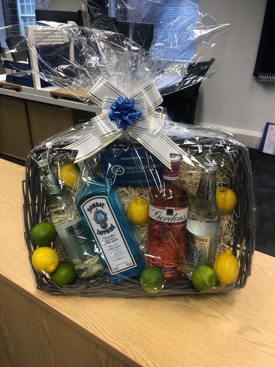 KatrinaStaplet4's tweet photo. @IsonHarrison Gin Hamper all ready for the @LittleHiccups1 Ball on Saturday. I can't wait to celebrate all the amazing work this fantastic Charity does.  #Nolimits https://t.co/Cs5j1S1RgQ