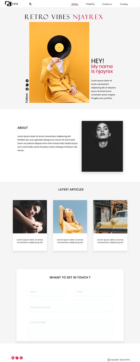 joycedsgn's tweet photo. Rushed design.
Tried a fashion blog websites.
Please help ur girl retweet, till she finds her clients.
#uiux #uidesigner #ui_joyce. https://t.co/PXVcElzMT0