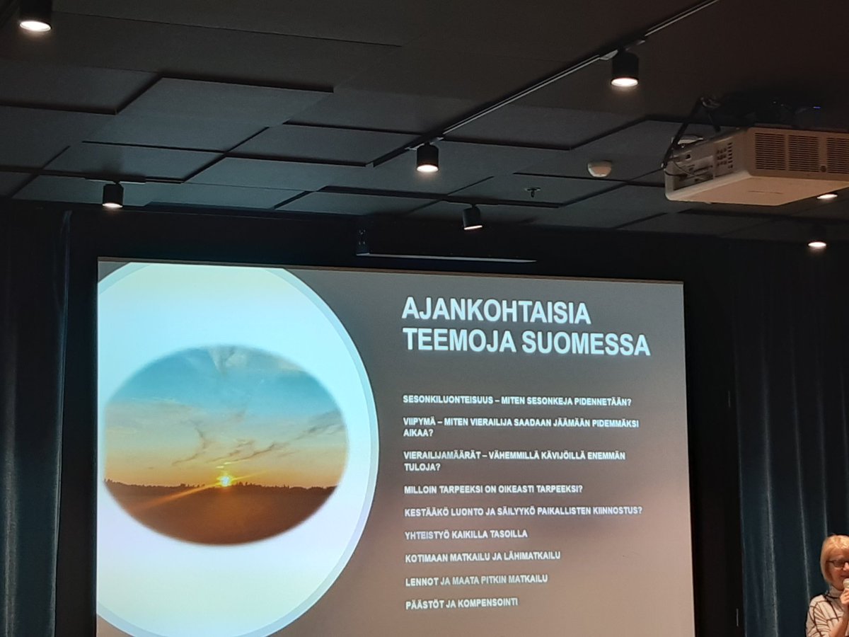 MaritaAnstead's tweet photo. Mielenkiintoinen aamupäivä Sustainable Travel Finland -ohjelman esittelyssä. Vastuullinen matkailu on toimintaa - tarinoita, joita kannattaa tuoda esiin viestinnällä. @OurFinland @VisitTurkuFI @TkuSciencePark @AnuNy https://t.co/2XYRc6BXKR