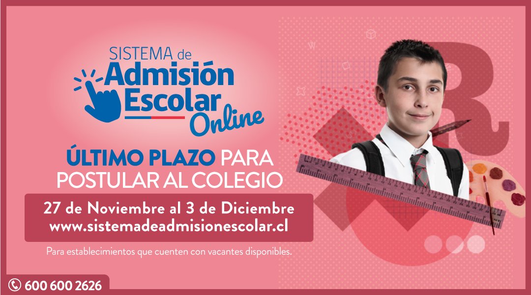 Admisión Escolar 2025 tweet media