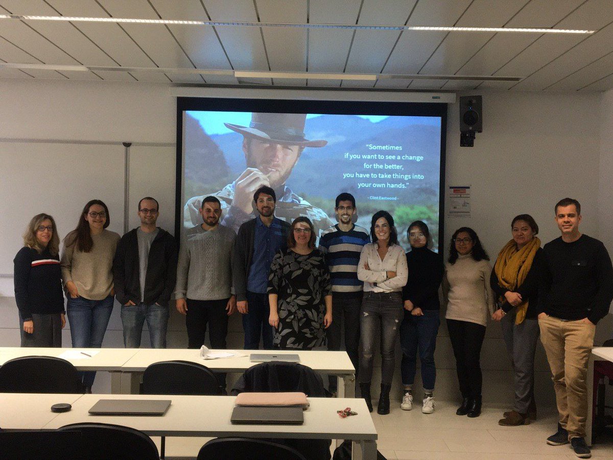 CodingClubUC3M's tweet image. Virginia Peón García encouraged us to be the change for the better, also coding. Thank you very much!  

If unfortunately you couldn&apos;t come, like Clint Eastwood, you can still start good practices reading the last post 👇 #testthat #rstats 
codingclubuc3m.rbind.io/post/2019-11-2…