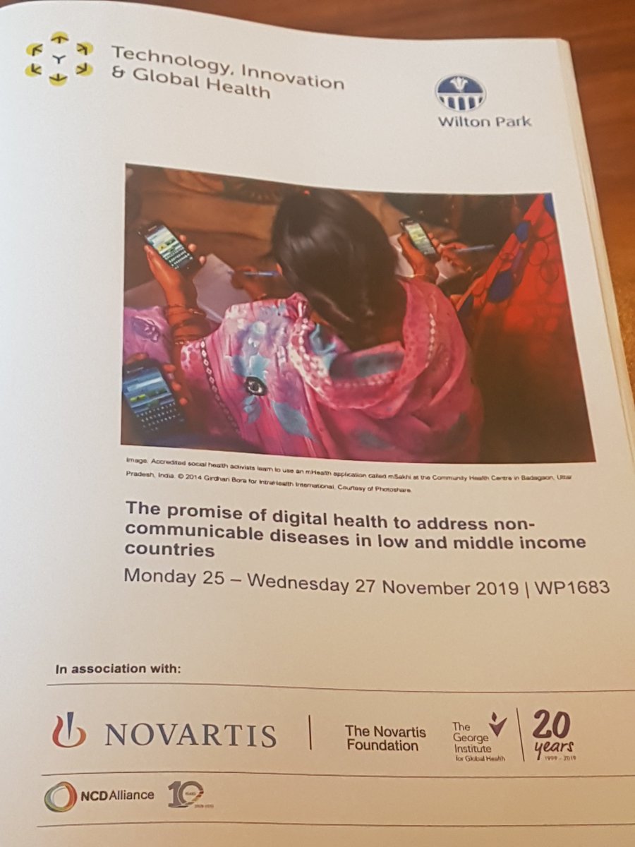 Gemma_Lyons's tweet photo. Interesting discussions on the #PromiseofDigitalHealth to address #NCDs but how can we improve funding mechanisms for initiatives in humanitarian settings? @WiltonPark
@RESCUEorg https://t.co/sAxNx03PV0
