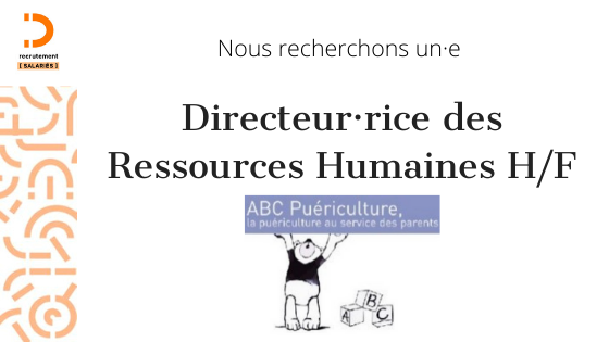 PartiumRH's tweet photo. Le cabinet Partium recrute un·e Directeur·rice des Ressources Humaines H/F pour l'Association ABC Puériculture.

Pour postuler : https://t.co/atgmoOOiI7
Toutes nos offres :  https://t.co/vCdIbofxBb

#associations #ess #puériculture  #recrutement #DRH https://t.co/g45jY0lEFi