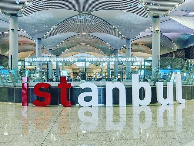 vanriper's tweet photo. Istanbul ✈️ San Francisco flight is leaving shortly. @gdgistanbul #DevFest #dfist19 #golang #GoTurns10 https://t.co/5BPeOkhtCR https://t.co/i0quag3LKR