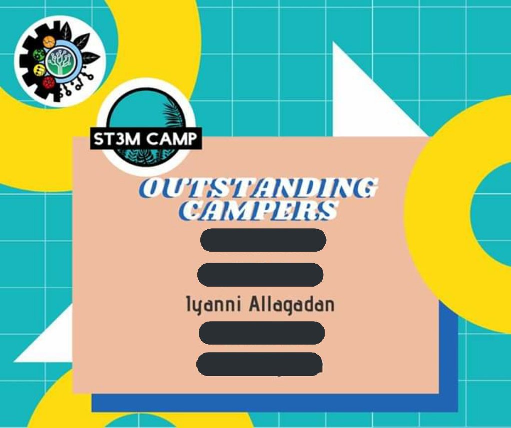 charlesjacobbb's tweet photo. Congrats, UMALI!
#ST3MCamp https://t.co/FXb4ICUzTh