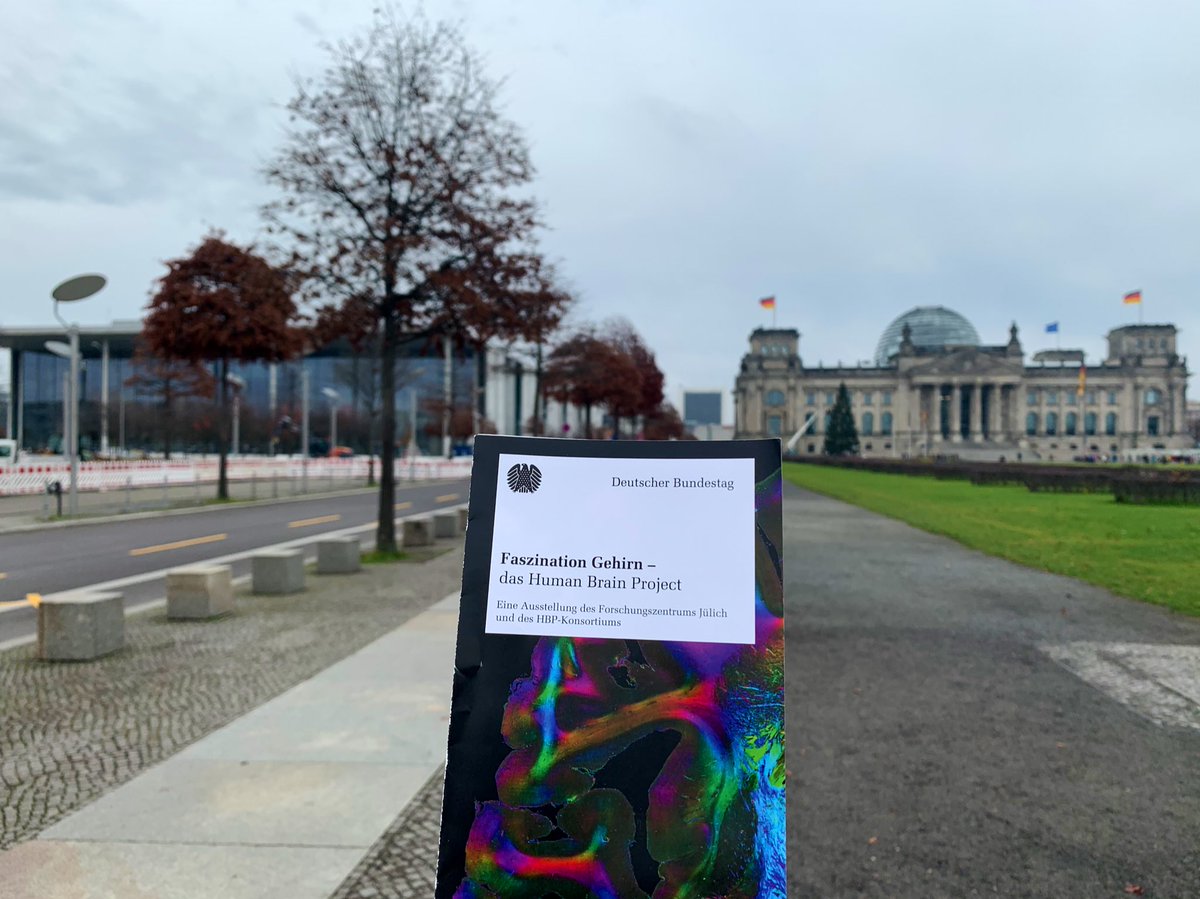 HumanBrainProj's tweet photo. Today at 2pm a Human Brain Project exhibition will open in the Paul-Löbe-House, in the Bundestag. The Paul-Löbe-House is on the left in the picture - the Reichstag is on right.

The title of the exhibition is:

Faszination Gehirn .. or .. The Fascinating Brain https://t.co/mArIlGisHQ