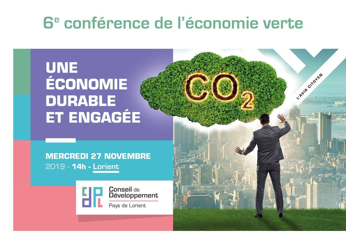 Conférence | Vers une ÉCONOMIE DURABLE &amp; ENGAGÉE
🧐 Cet après-midi des exemples concrets locaux et nationaux avec <a href="/navalgroup/">Naval Group</a>, la FMBTP, Atlantique nature, <a href="/C2SOLESS/">C2SOL Pôle ESS Pays de Lorient</a> ...
Organisée par le <a href="/cdplorient/">CDPLorient</a> avec <a href="/AUDELOR/">AudéLor</a> <a href="/UBS_universite/">UBS_universite</a> 
 📍IUT Lorient
 bit.ly/2qIsCFq