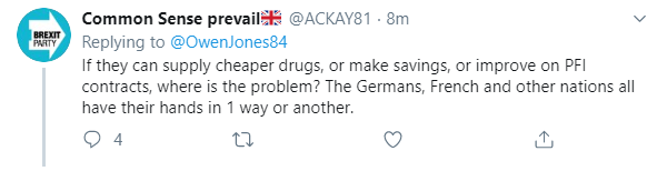 Just a few words on this ridiculous position, from me, who grew up in America under American "health care" and what this would mean for our NHS.The leading cause of bankruptcy in America is medical bills.In America getting sick can and very often means you end up homeless.